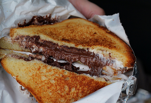 Dessert Melt: Nutella, PB, Marshmallow