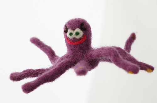 A Felted Octopus & His Underwater Adventure