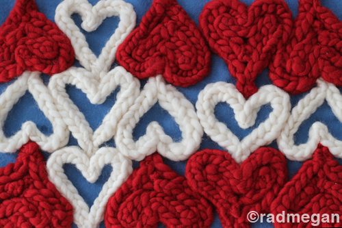 Knitting Fork Projects: Hearts Applied 5 Way