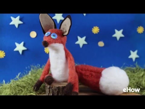 Needle-Felting Fox VIDEO for eHow