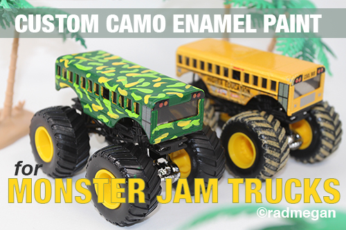 Custom Enamel Paint for Hot Wheels Monster Trucks