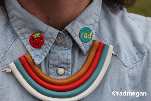 DIY Enamel Painted Pins Radmegan