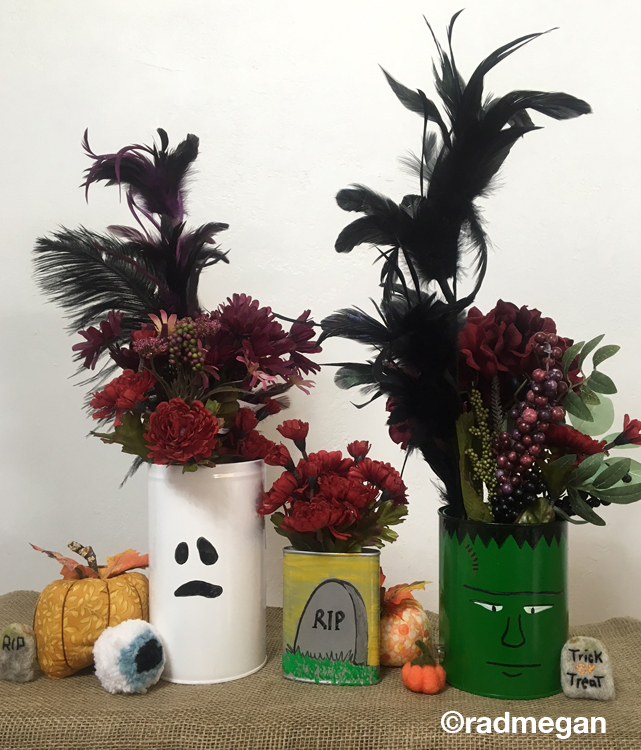 Enamel-Painted Halloween Vases - Radmegan