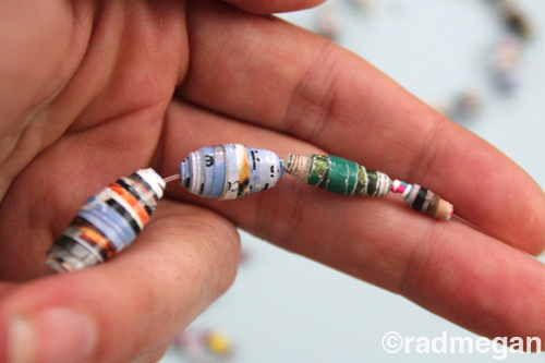 Travel Crafts: Making Paper Beads - Radmegan